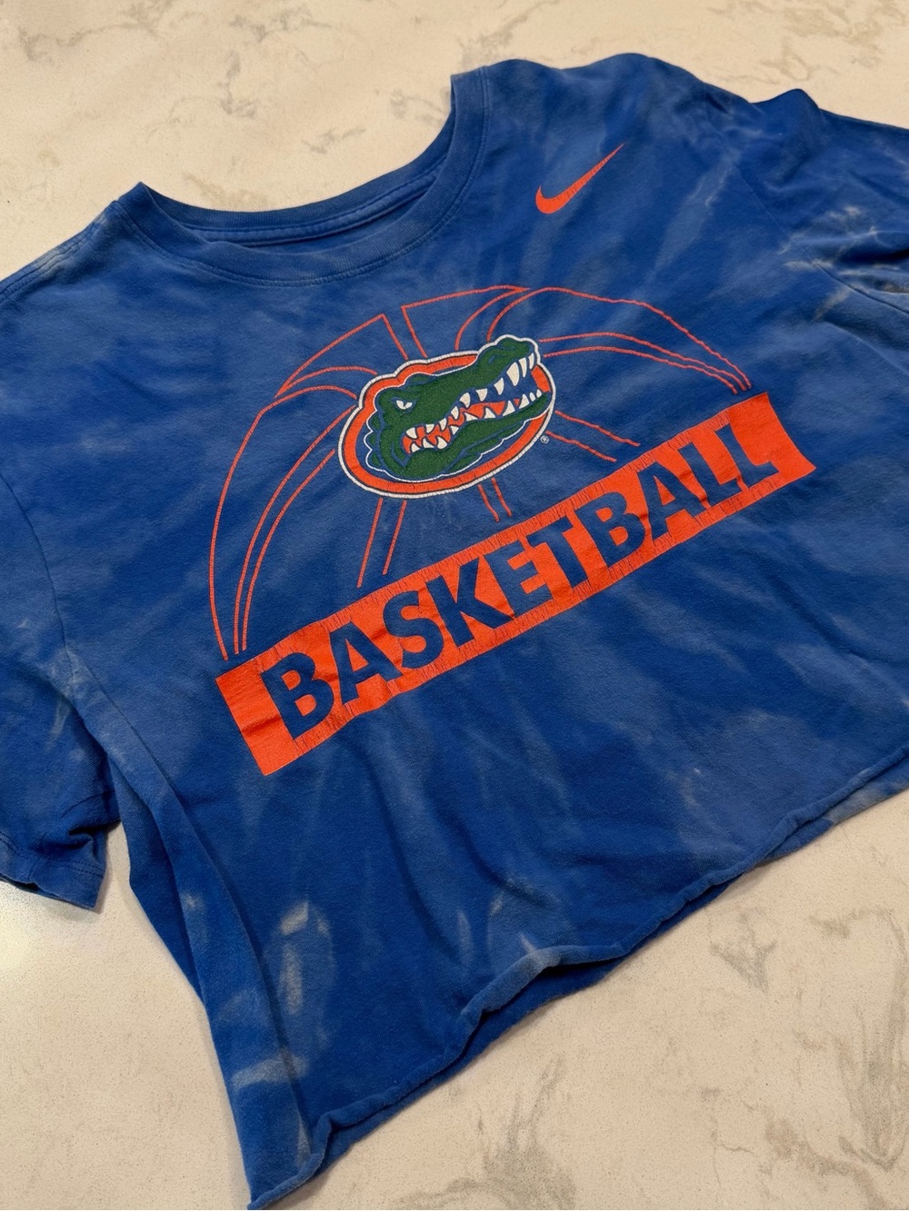 Nike Florida Gators Blue Cropped T-Shirt